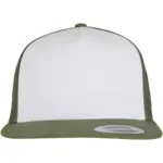 Klassieke truckerpet, olive / white / loden — productfoto 31
