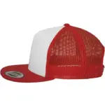 Klassieke truckerpet, red / white — productfoto 33