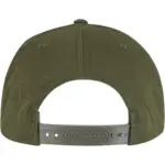 Classic snapbackpet 5 panelen, olive / black — productfoto 16