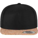 FL6089CO - Cork Snapback pet, black