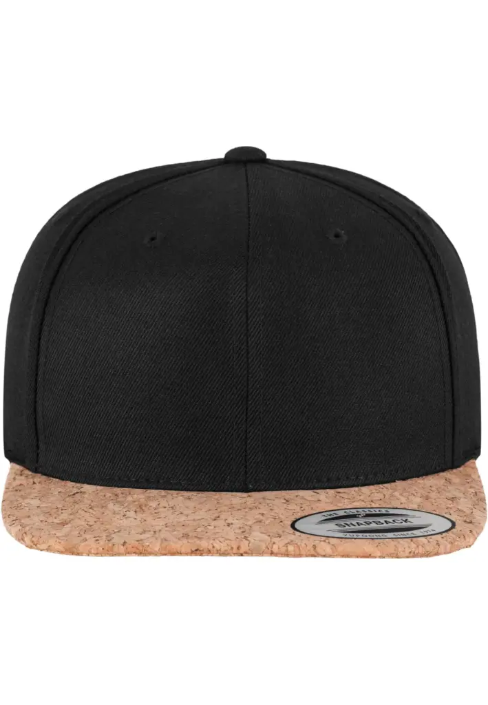 FL6089CO - Cork Snapback pet, black