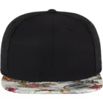 Snapbackpet met bloemenmotief, mint — productfoto 6