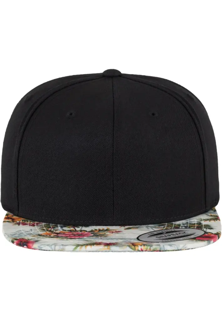Snapbackpet met bloemenmotief, mint — productfoto 6