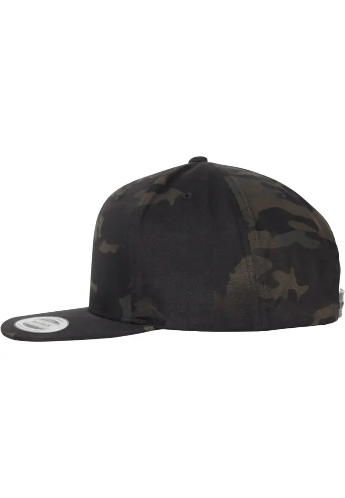 PS_FL6089MC-S_BLACKMULTICAM - Hidalgo Klassieke camo snapbackpet, black multicam — productfoto 2
