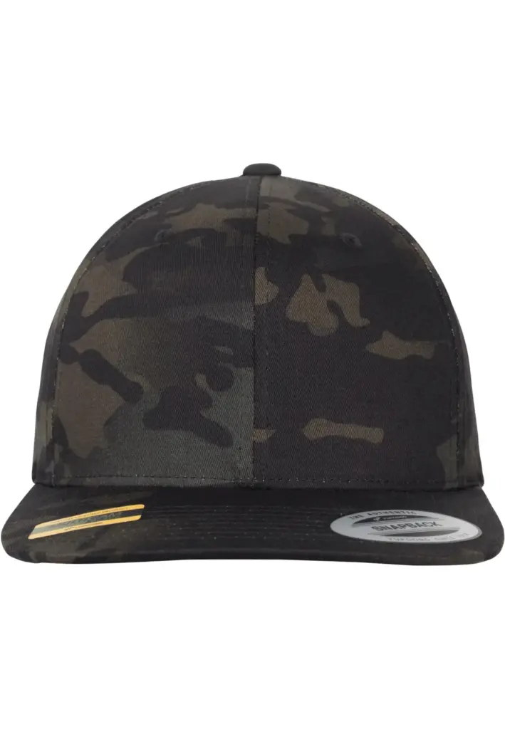 PS_FL6089MC-FC_BLACKMULTICAM - Hidalgo Klassieke camo snapbackpet, black multicam — productfoto 4