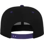 Classic snapbackpet in twee kleuren, black / purple — productfoto 19