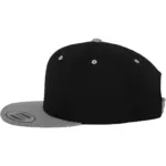 Classic snapbackpet in twee kleuren, black / silver — productfoto 24