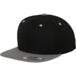 Classic snapbackpet in twee kleuren, black / silver — productfoto 25