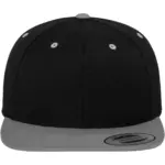 Classic snapbackpet in twee kleuren, black / silver — productfoto 26