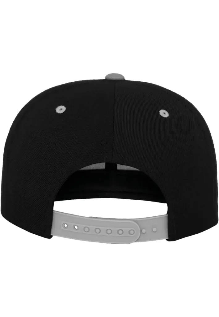 Classic snapbackpet in twee kleuren, black / silver — productfoto 27