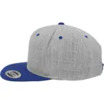 Classic snapbackpet in twee kleuren, heather royal — productfoto 36