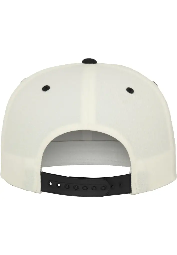 Classic snapbackpet in twee kleuren, natural / black — productfoto 47