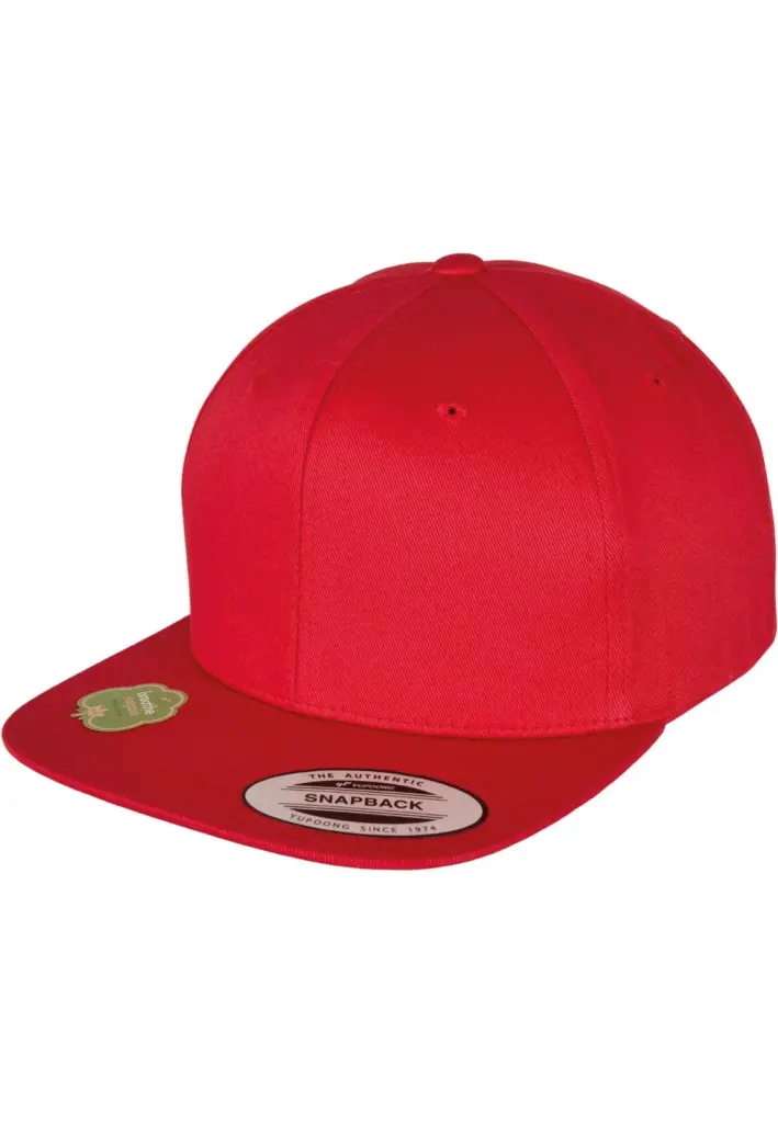 PS_FL6089OC-FS_RED - Hidalgo Snapbackpet van biologisch katoen — productfoto 29