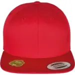 PS_FL6089OC-FC_RED - Hidalgo Snapbackpet van biologisch katoen — productfoto 30