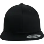PS_FL6089OC-FC_BLACK - Hidalgo Snapbackpet van biologisch katoen, black — productfoto 6