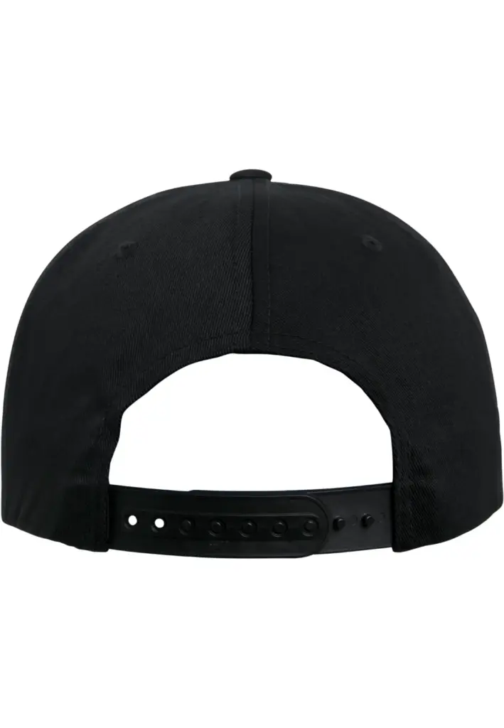 PS_FL6089OC-B_BLACK - Hidalgo Snapbackpet van biologisch katoen, black — productfoto 7