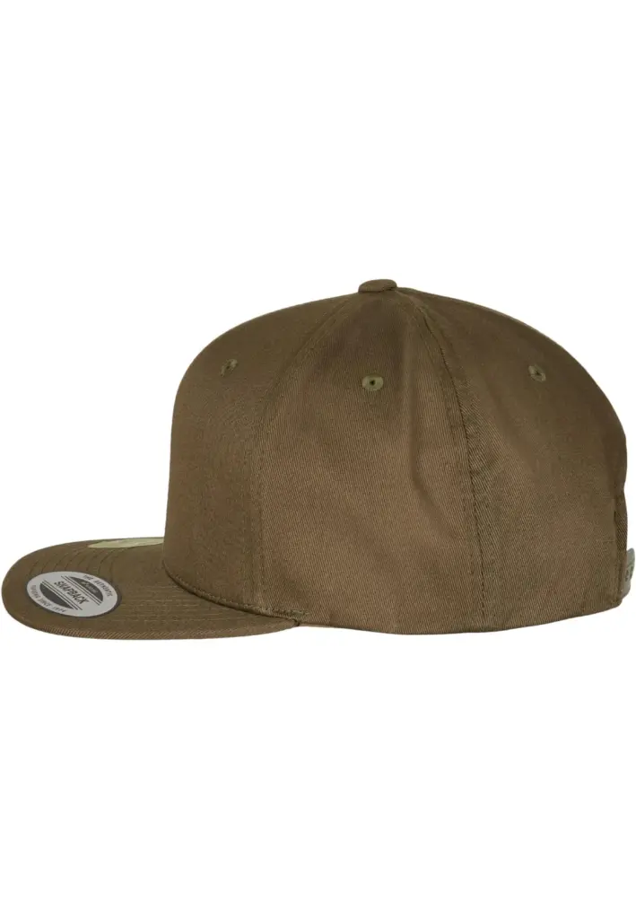 PS_FL6089OC-S_BURNTOLIVE - Hidalgo Snapbackpet van biologisch katoen, burnt olive — productfoto 8