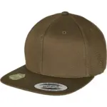 PS_FL6089OC-FS_BURNTOLIVE - Hidalgo Snapbackpet van biologisch katoen, burnt olive — productfoto 9