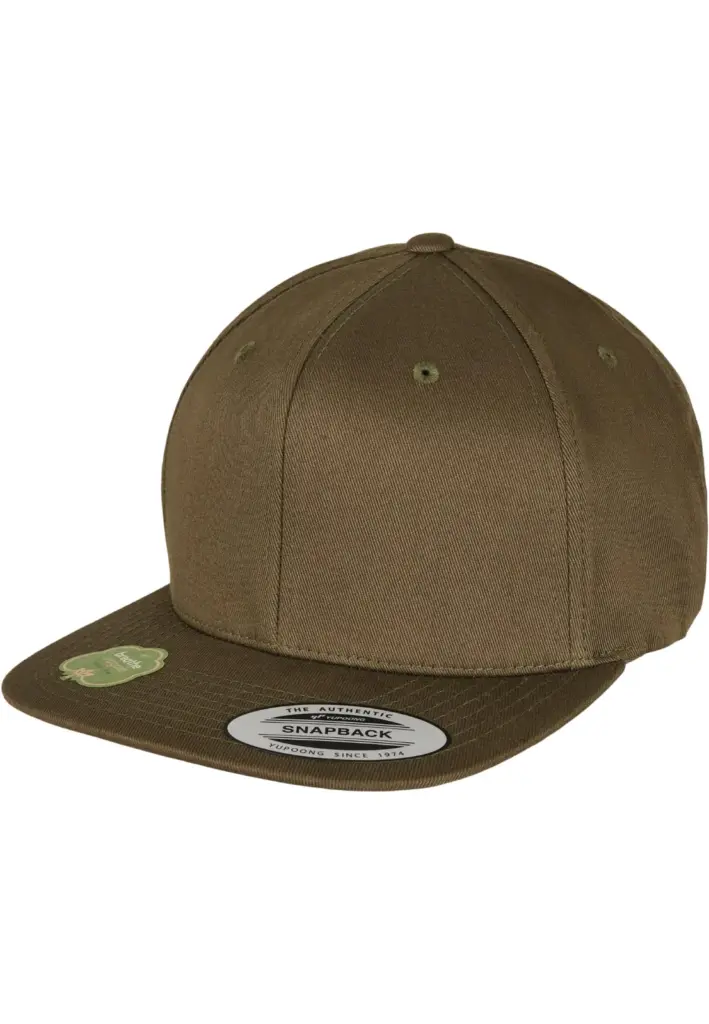 PS_FL6089OC-FS_BURNTOLIVE - Hidalgo Snapbackpet van biologisch katoen, burnt olive — productfoto 9