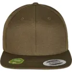 PS_FL6089OC-FC_BURNTOLIVE - Hidalgo Snapbackpet van biologisch katoen, burnt olive — productfoto 10