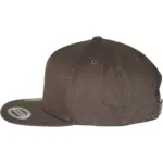 PS_FL6089OC-S_DARKGREY - Hidalgo Snapbackpet van biologisch katoen, dark grey — productfoto 12