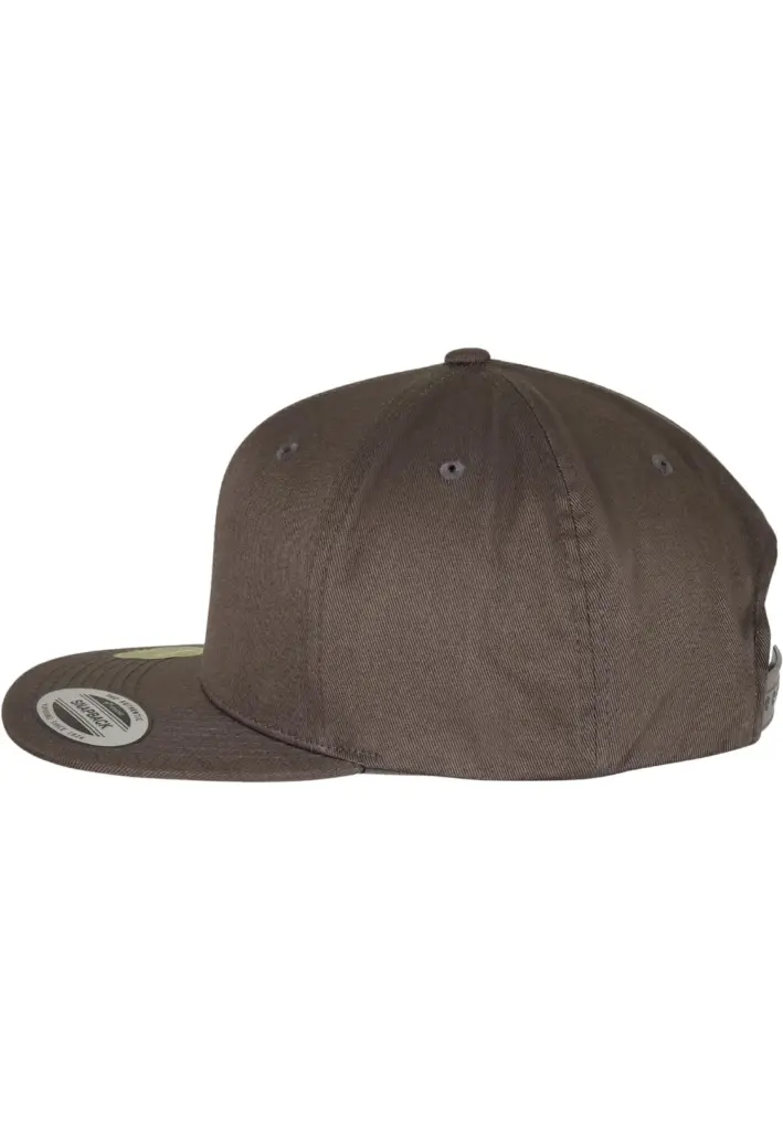 PS_FL6089OC-S_DARKGREY - Hidalgo Snapbackpet van biologisch katoen, dark grey — productfoto 12