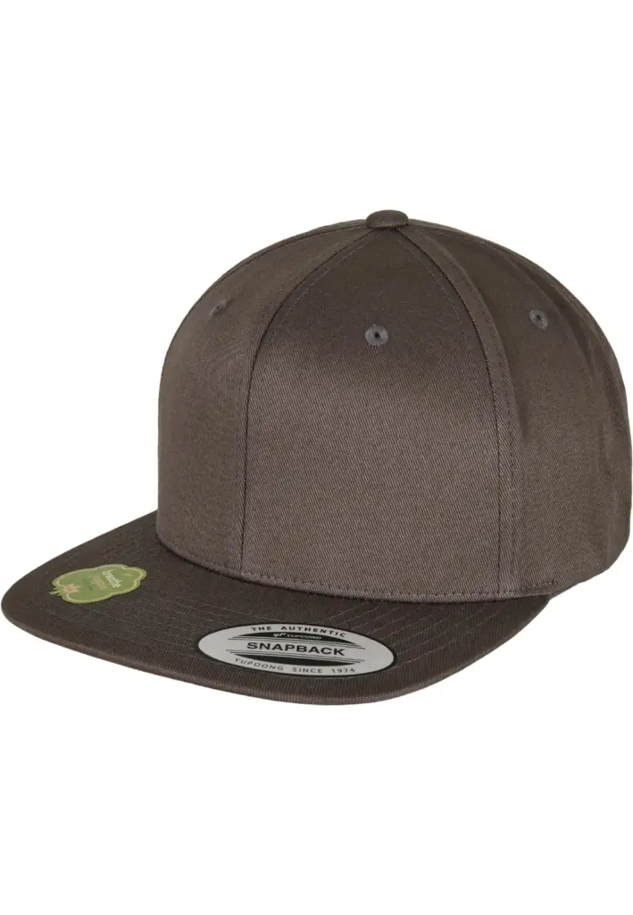PS_FL6089OC-FS_DARKGREY - Hidalgo Snapbackpet van biologisch katoen, dark grey — productfoto 13
