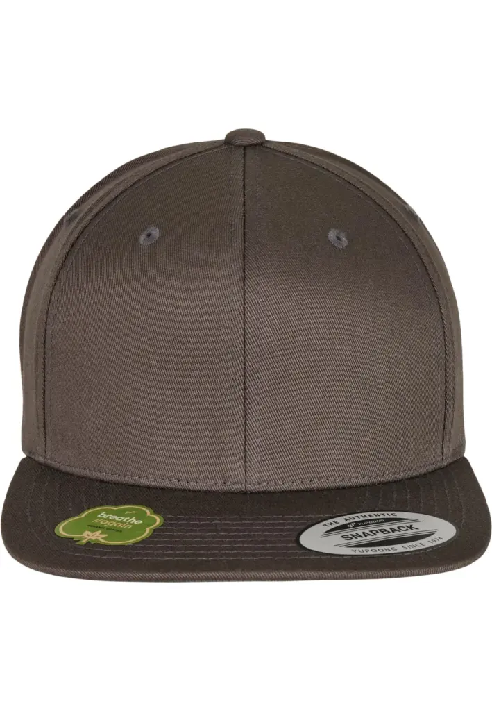 PS_FL6089OC-FC_DARKGREY - Hidalgo Snapbackpet van biologisch katoen, dark grey — productfoto 14