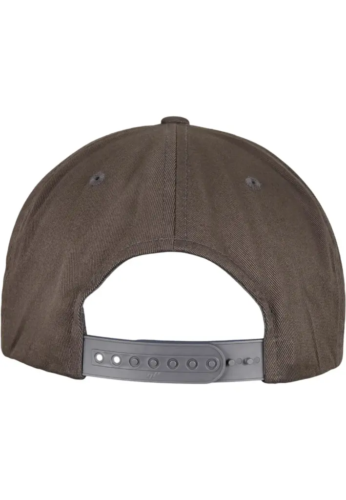 PS_FL6089OC-B_DARKGREY - Hidalgo Snapbackpet van biologisch katoen, dark grey — productfoto 15
