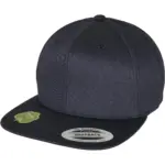 PS_FL6089OC-FS_DARKNAVY - Hidalgo Snapbackpet van biologisch katoen, dark navy — productfoto 17