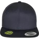 PS_FL6089OC-FC_DARKNAVY - Hidalgo Snapbackpet van biologisch katoen, dark navy — productfoto 18