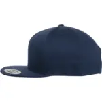 PS_FL6089OC-S_NAVY - Hidalgo Snapbackpet van biologisch katoen, navy — productfoto 20