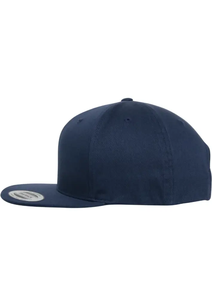 PS_FL6089OC-S_NAVY - Hidalgo Snapbackpet van biologisch katoen, navy — productfoto 20