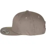 PS_FL6089OC-S_PALEGREY - Hidalgo Snapbackpet van biologisch katoen, pale grey — productfoto 24