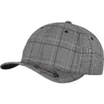 PS_FL6196-S_BLACK-WHITE - Hidalgo Prins van Wales pet, black/white — productfoto 9