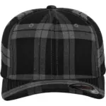 FL6197 - Tartan geruite pet, black / grey