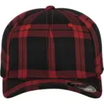 FL6197 - Tartan geruite pet, black / red — productfoto 2