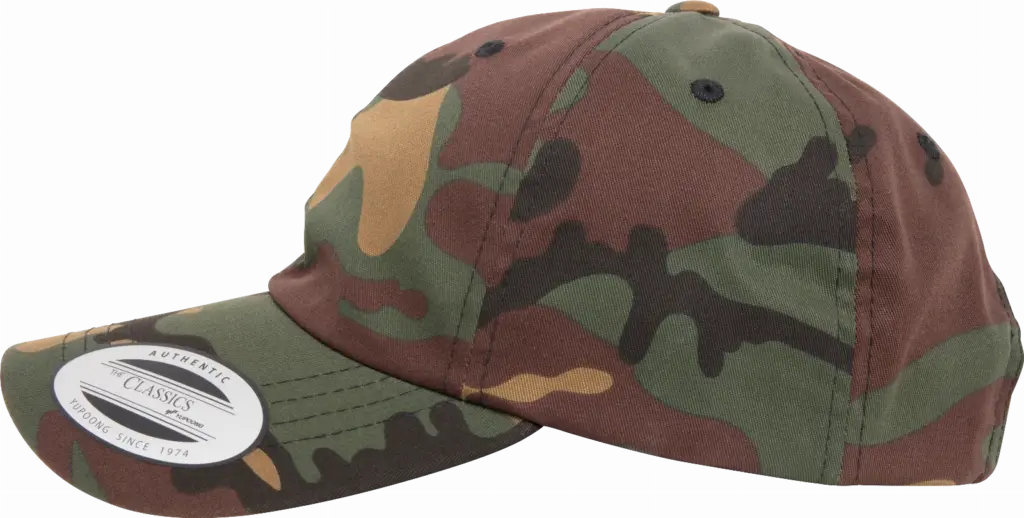 PS_FL6245CM-S_GREENCAMOUFLAGE - Hidalgo-werbeartikel Pet van twillkatoen - 6 panelen, green camouflage — productfoto 9