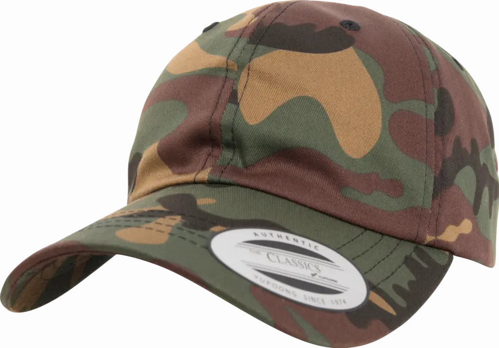 PS_FL6245CM-FS_GREENCAMOUFLAGE - Hidalgo-werbeartikel Pet van twillkatoen - 6 panelen, green camouflage — productfoto 10