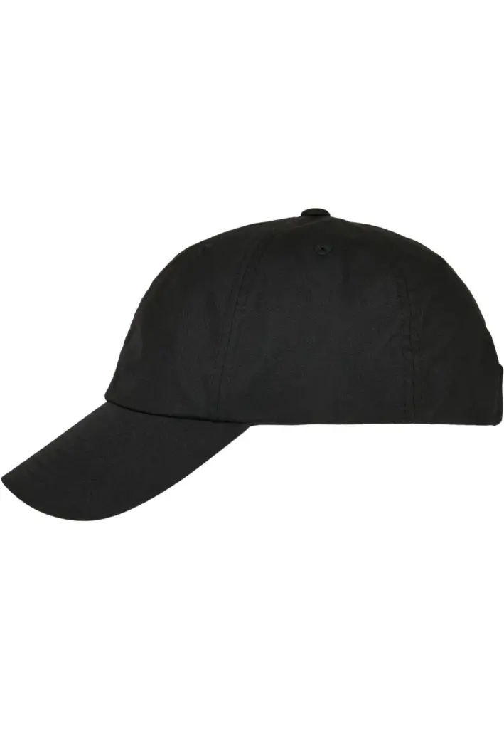 PS_FL6245RP-S_BLACK - Hidalgo Dad cap in gerecycled katoen, black — productfoto 2