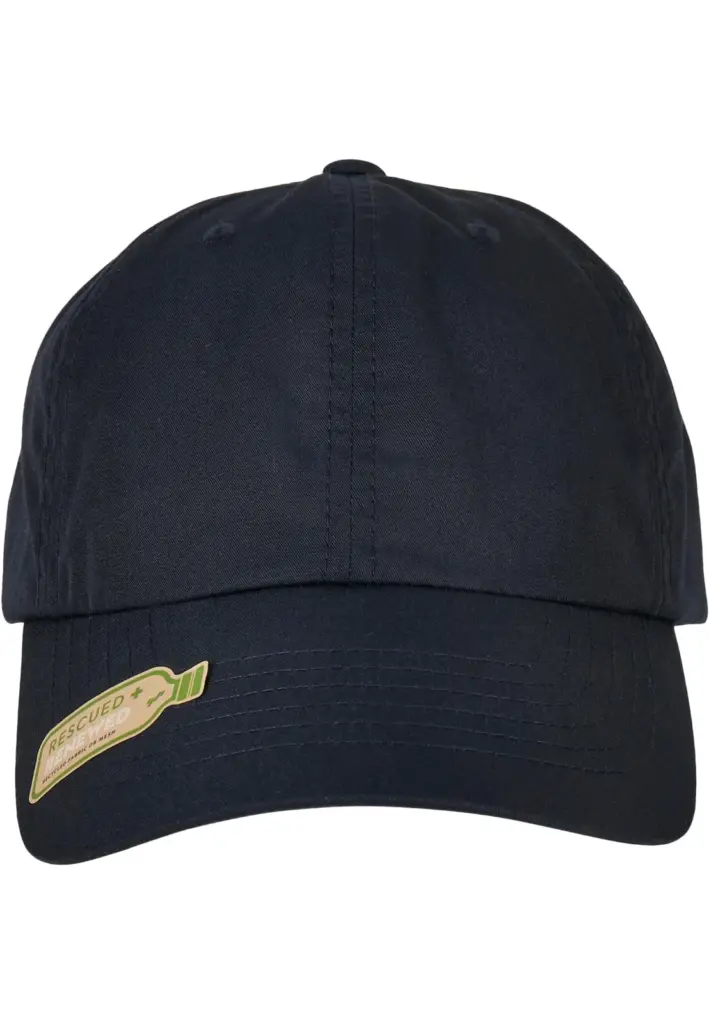 PS_FL6245RP-FC_NAVY - Hidalgo Dad cap in gerecycled katoen, navy — productfoto 12
