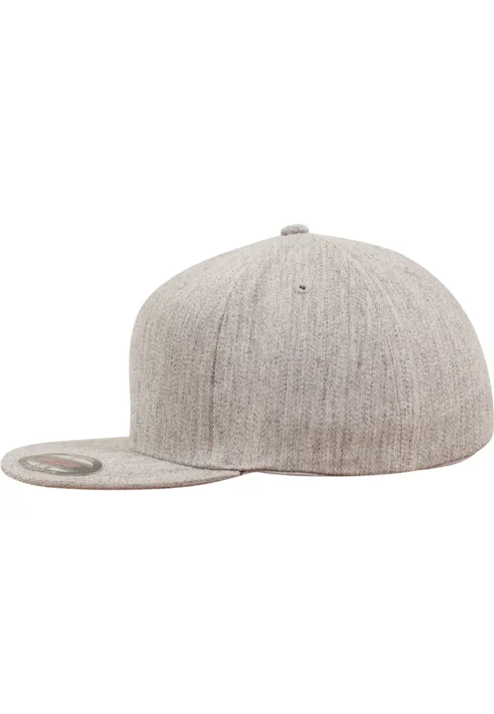 PS_FL6277FV-S_HEATHER - Hidalgo-werbeartikel Pet Flexfit platte klep, heather — productfoto 8