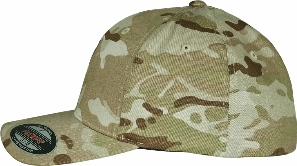PS_FL6277MC-S_KHAKIMULTICAM - Hidalgo-werbeartikel Pet Flexfit Multicam®, khaki multicam — productfoto 8