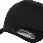 Pet Flexfit van biologisch katoen, black — productfoto 4