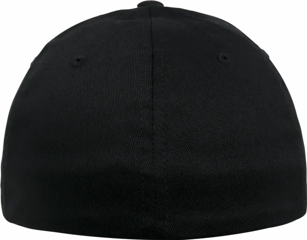 Pet Flexfit van biologisch katoen, black — productfoto 7