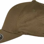 Pet Flexfit van biologisch katoen, burnt olive — productfoto 8