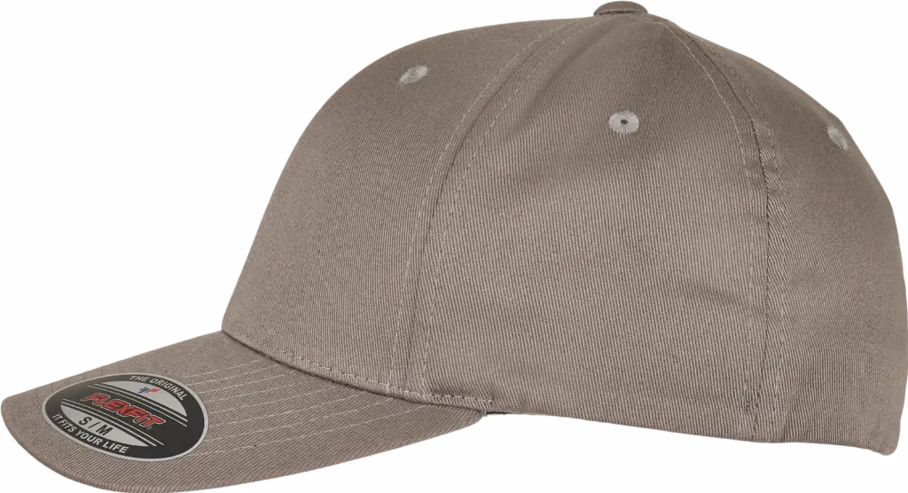 Pet Flexfit van biologisch katoen, pale grey — productfoto 28