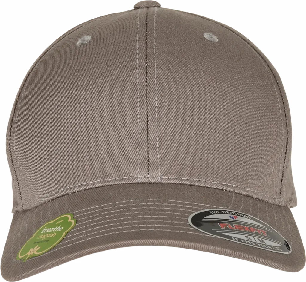 Pet Flexfit van biologisch katoen, pale grey — productfoto 31
