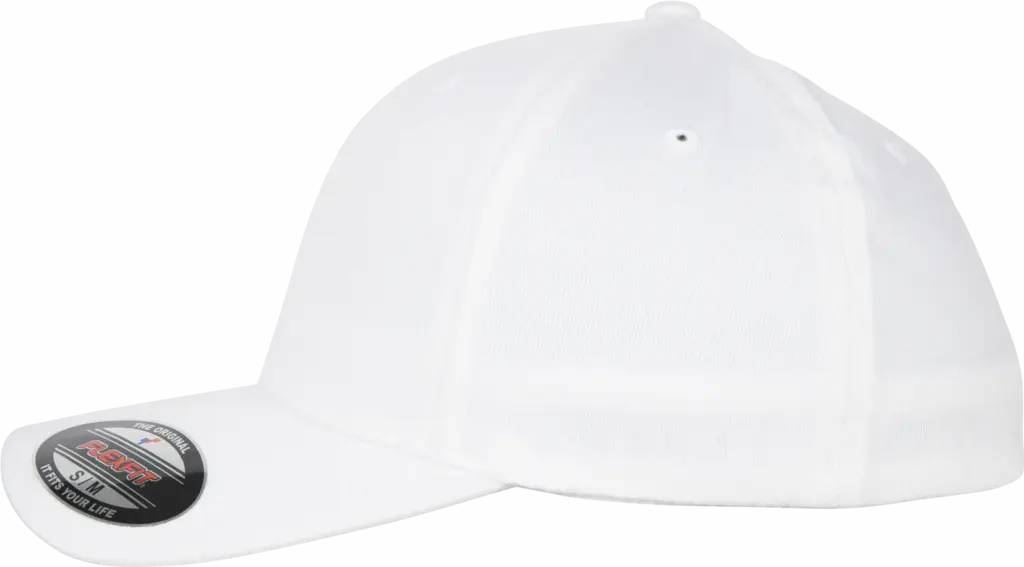 Pet Flexfit van biologisch katoen, white — productfoto 38