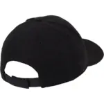 Pet van geborsteld twillkatoen, black — productfoto 6